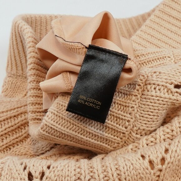 House of Harlow Crochet Knit Midi Skirt Cream - Size XS - Picture 6 of 6